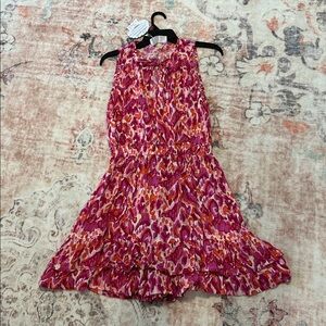 Walker & Wade, New with tags!!! Small Pink Orange Abstract Sleeveless Mini Dress